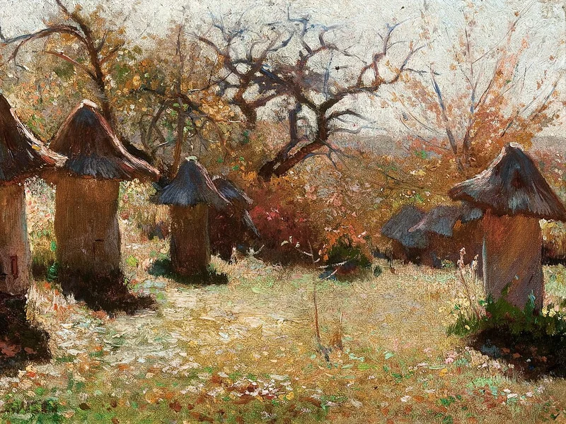 1860-Jan Stanisławski - Alveari in Ucraina, 1895 - Museo Nazionale di Cracovia